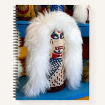 Vintage-Voodoo-Knockdown-Puppe Notizbuch 2 Bilder