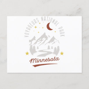 Vintage Voyageurs Nationalpark Minnesota Postkarte