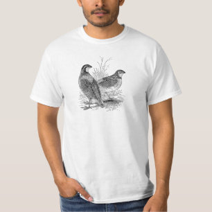 Vintage Wachtelvögel - Personalisiertes Retro-Jagd T-Shirt