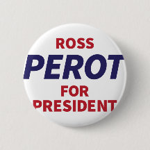 Vintage-Wahlkampflogo Ross Perot