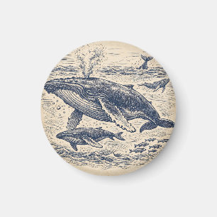 Vintage-Walbuck-Pod-Gravur Magnet