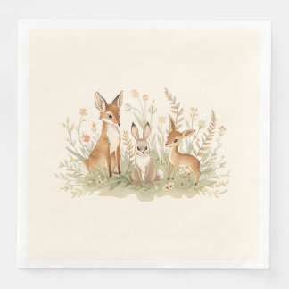 Vintage-Wald-Papier-Servietten Serviette