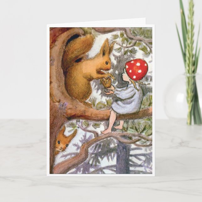 Vintage Waldkinder von Elsa Beskow (Vorderseite)