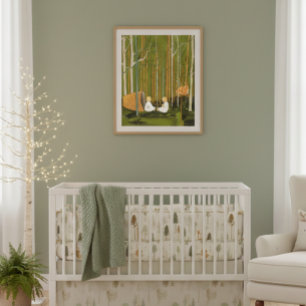 Vintage-Waldkinderzimmer Sibylle Von Olfers Poster