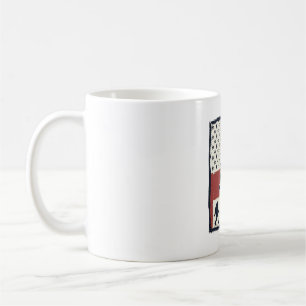 Vintage-Waldkreatur-Flagge-Vektor-Shirt-Design_1 Kaffeetasse