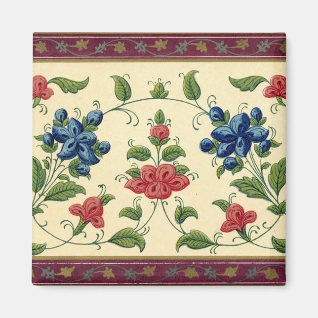 Vintage Wallpaper Border - Magnet (Vorne)
