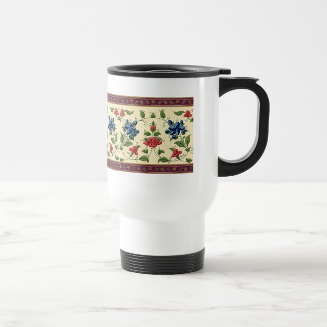 Vintage Wallpaper - Grenze - Tasse (Rechts)