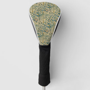 Vintage Walter Crane Ara und Zitrusfrucht Kunst Golf Headcover