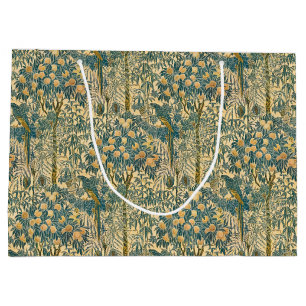 Vintage Walter Crane Ara und Zitrusfrucht Kunst Große Geschenktüte