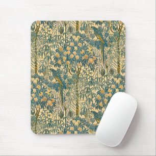 Vintage-Walter-Crane-Artwork mit Ara und Zitrusfru Mousepad