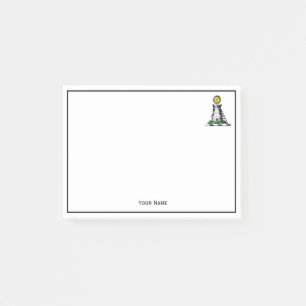 Vintage-Wappen-Mittelalter-Burg-Emblem-Wappen Post-it Klebezettel
