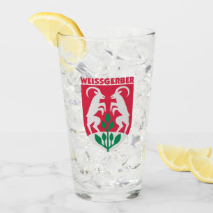 Vintage Wappen Österreich Wien   Weissgerber Glas