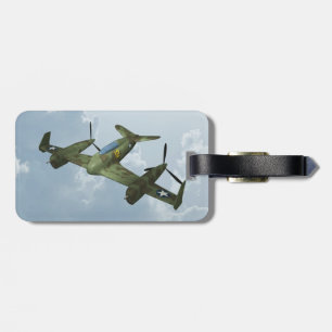 Vintage-Warbird-Flug Militärflugkunst Gepäckanhänger