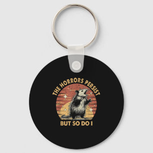 Vintage Waschbär Die Schrecken bestehen weiter, ab Schlüsselanhänger
