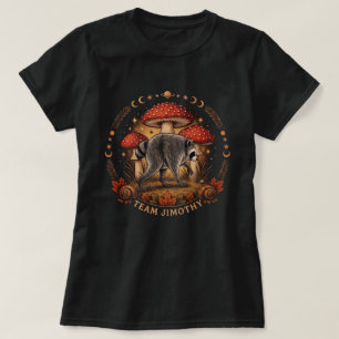 Vintage-Waschbär-Natur-Shirt Team Jimothy Grafik T-Shirt