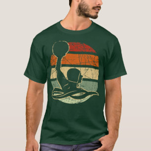 Vintage-Wasserballspieler Retro-Polo T-Shirt
