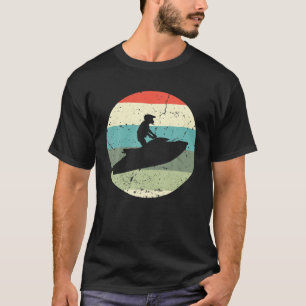 Vintage-Wasserdüsen-Skifun Strand für Männer, Retr T-Shirt