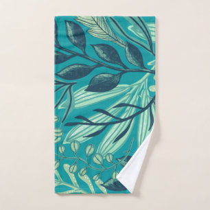 Vintage Wasserfarbe Flora Elegante Handtuch