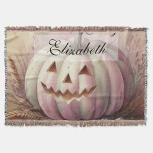 Vintage Wasserfarbe Halloween Kürbis fallen Decke