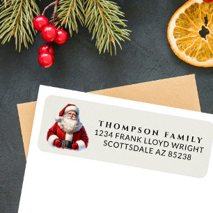 Vintage Wasserfarbe Weihnachten Rücksendeadresse