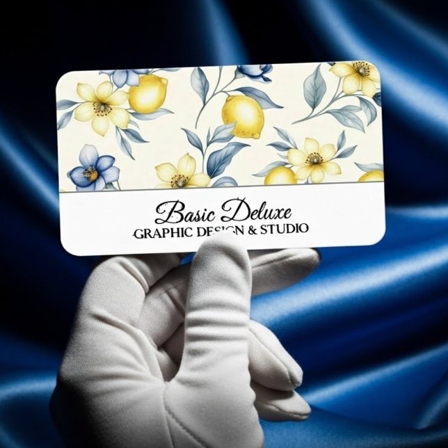 Vintage-Wasserfarben-Blumen Visitenkarte - QR-Code (Von Creator hochgeladen)