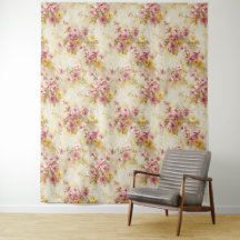 Vintage-Wasserfarben-Blumenmuster