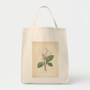 Vintage Wasserfarben Magnolia Lebensmitteltasche Tragetasche