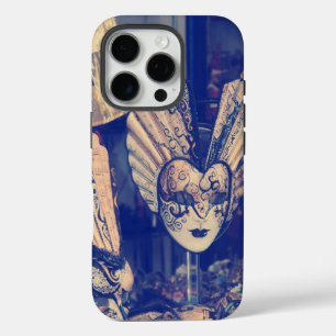 Vintage-Wasserfarben-Venezianische Maske – Elegant iPhone 16 Pro Hülle
