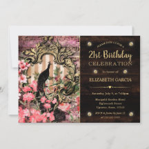 Vintage Wasserfarbenpfeife und Blume Geburtstag