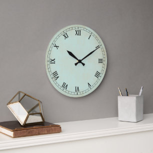 Vintage Wasserkrebsmauer Große Wanduhr