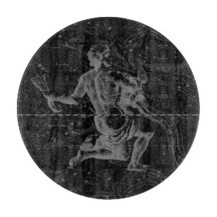 Vintage Wassermann-Konstellation Hevelius circa Schneidebrett