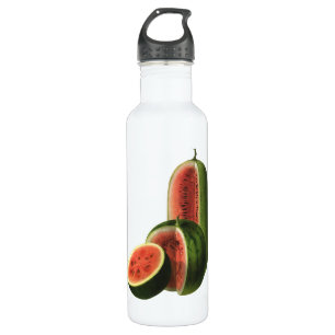 Vintage Wassermelonen Große Runde, Bio Lebensmitte Trinkflasche