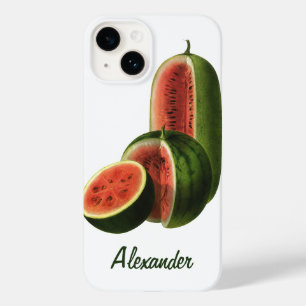 Vintage Wassermelonen Hoch Rund, Bio-Lebensmittel  Case-Mate iPhone Hülle