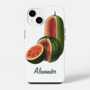 Vintage Wassermelonen Hoch Rund, Bio-Lebensmittel  iPhone Hülle
