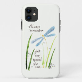 Vintage Watercolor-Libelle: Erinnern Sie sich imme Case-Mate iPhone Hülle
