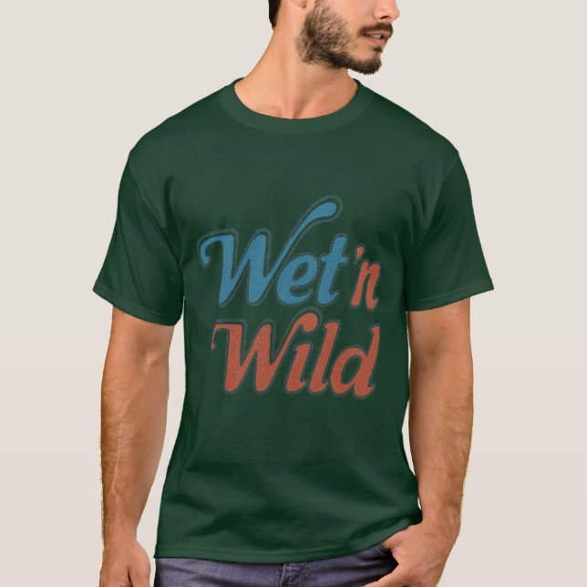 Vintage waterpark Wet Wild T-Shirt (Vorderseite)