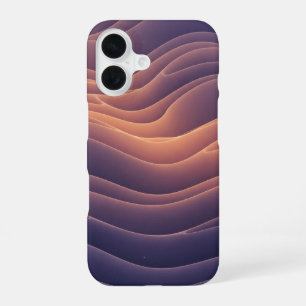 Vintage Wavy Nebel iPhone 16 Hülle