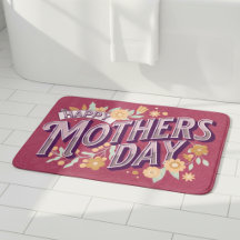 Vintage Wavy Typografie Muttertagsgeschenk Rot