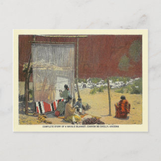 Vintage Weaver Postkarte