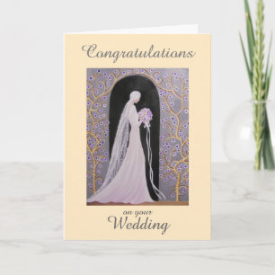 VINTAGE WEDD, GREETING CARD KARTE
