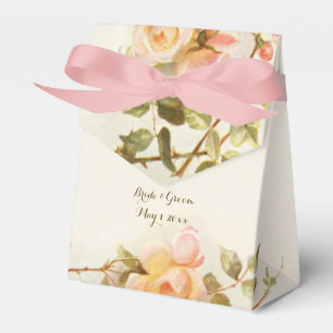 Vintage Wedding Antique Rosa Blume Geschenkschachtel