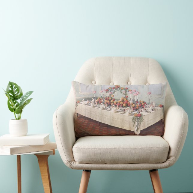 Vintage Wedding Bankett Tisch Lendenkissen (Stuhl )