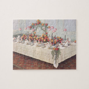Vintage Wedding Bankett Tisch Puzzle
