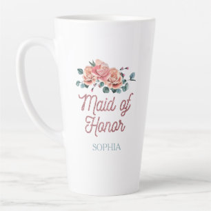 Vintage Wedding Blume Trauzeugin Kaffee Tasse