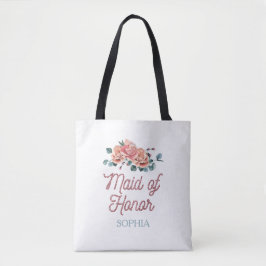 Vintage Wedding Blume Trauzeugin Tote Bag