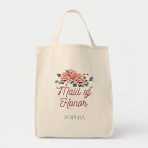 Vintage Wedding Blume Trauzeugin Tragetasche
