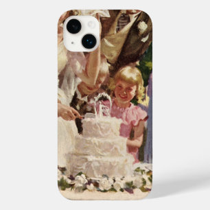 Vintage Wedding Bride Groom Neugierige Cut Cake Case-Mate iPhone Hülle