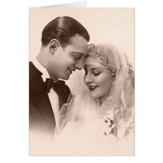 Vintage Wedding Bridge and Groom (Vorne)