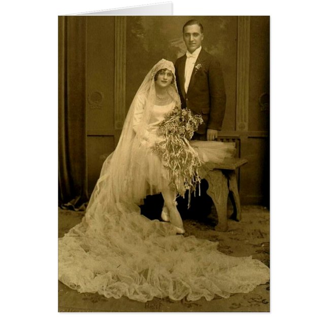 Vintage Wedding Bridge and Groom (Vorne)