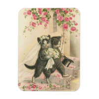 Vintage Wedding Cats,